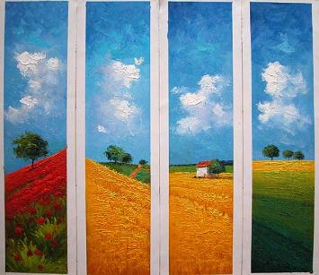 Dafen Oil Painting on canvas abstract -set179